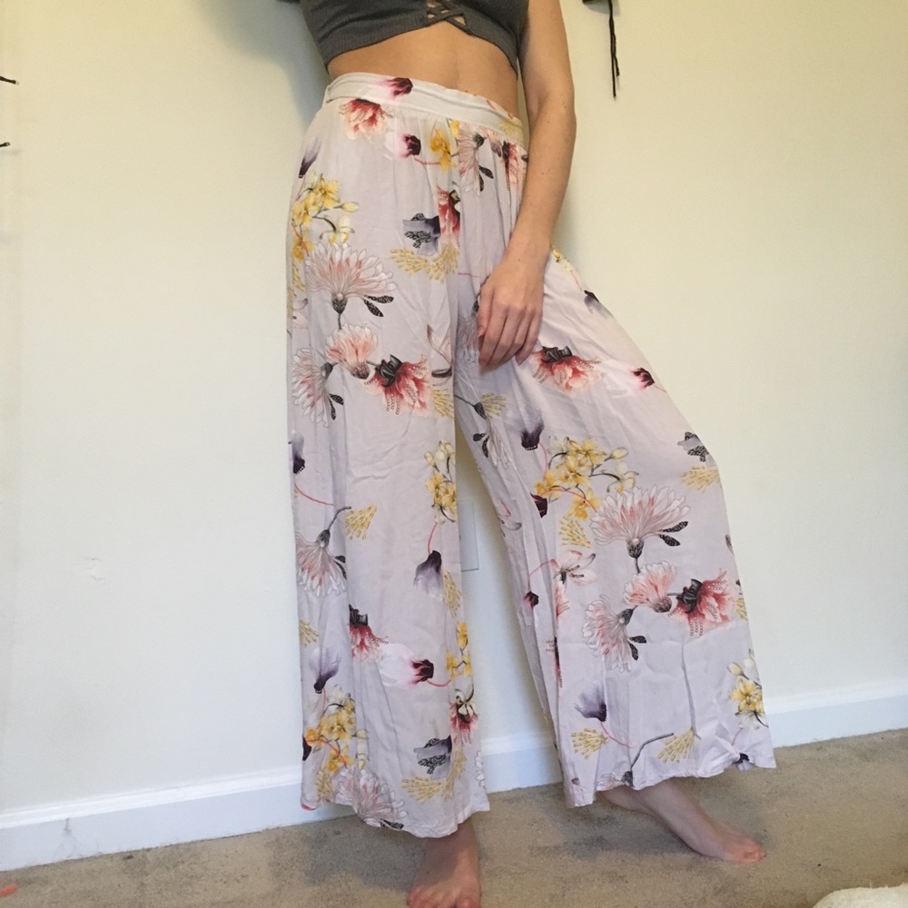 Floral Flowy Pants